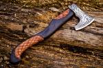 Personalized Hand-Forged Carbon Steel Viking Throwing Axe