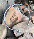 Hand Forged Celtic Iron Torc Necklace for Vikings