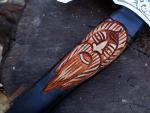 Custom Handcrafted Viking Tomahawk Axe with Sheath