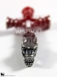 Silver Viking Fenrir Wolf Cross Pendant Jewelry