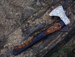 Custom Handcrafted Viking Tomahawk Axe with Sheath
