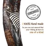 Handmade Viking Drinking Horn - Norse Ale Mug