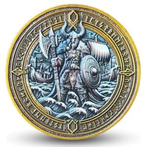 Thor's Hammer Viking Challenge Coin – Motivational Gift