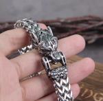 Men's Viking Wolf Stainless Steel Bracelet