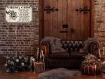 Viking Code Wall Decor Sign for Home Bar