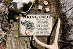 Viking Code Wall Decor Sign for Home Bar
