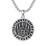 Silver Bear Claw Pendant - Norse Viking Amulet