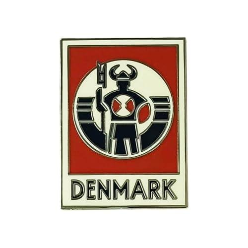 Viking Enamel Pin - Collectible Travel Badge
