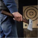 Viking Bushcraft Hatchet with Leather Sheath