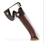 Viking Hand Forged Engraved Throwing Axe with Sheath