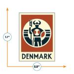 Viking Enamel Pin - Collectible Travel Badge