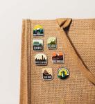 Viking Enamel Pin - Collectible Travel Badge