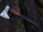 Viking Carbon Steel Tomahawk Axe with Sheath
