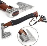 17" Viking Axe with Sheath - Unique Gift