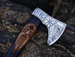 Viking Carbon Steel Tomahawk Axe with Sheath