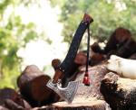 17" Viking Axe with Sheath - Unique Gift