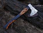 Viking Carbon Steel Tomahawk Axe with Sheath