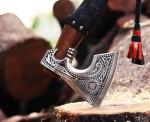 17" Viking Axe with Sheath - Unique Gift