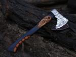 Viking Carbon Steel Tomahawk Axe with Sheath