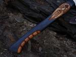 Viking Carbon Steel Tomahawk Axe with Sheath