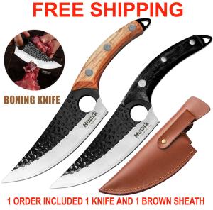 Viking Chef Knife and Meat Cleaver Combo