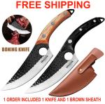 Viking Chef Knife and Meat Cleaver Combo