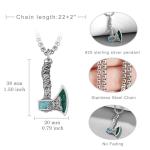 Men's 925 Sterling Silver Viking Axe Necklace