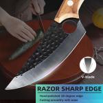 Viking Chef Knife and Meat Cleaver Combo