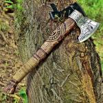Custom Carbon Steel Viking Hatchet and Tomahawk