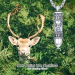 Viking Rune Bullet Urn Necklace for Ashes