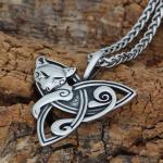 Freya's Cat Viking Necklace in Norse Style