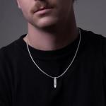 Viking Rune Bullet Urn Necklace for Ashes