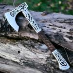 Viking Eivor Battle Axe - Hand Forged Steel