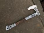Viking Eivor Battle Axe - Hand Forged Steel