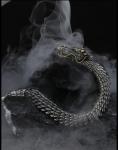 Sterling Silver Dragon Viking Bracelet for Men