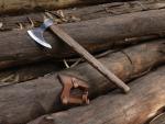 Handmade Viking Tomahawk Axe with Leather Sheath