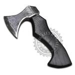 Custom Black Viking Tomahawk Axe for Outdoor Fun