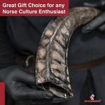 Natural Viking Renaissance Drinking Horn by Nili-Ravi