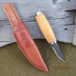 Brusletto Norway Viking Troll Mini Knife with Sheath