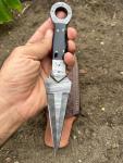Viking Kunai Throwing Knife - Damascus Steel Dagger