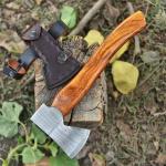 Custom Hand Forged Damascus Steel Viking Tomahawk