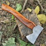 Custom Hand Forged Damascus Steel Viking Tomahawk