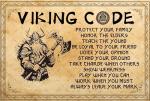Inspirational Viking Wall Decor Metal Tin Sign