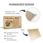 Inspirational Viking Wall Decor Metal Tin Sign
