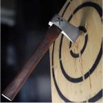 Viking Bushcraft Hatchet with Leather Sheath