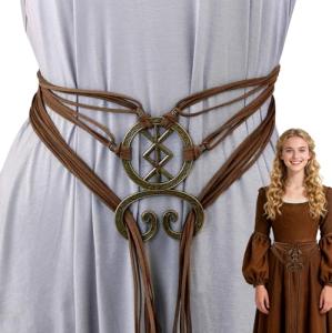 Viking Women's Belt with Troll Cross Accessory
