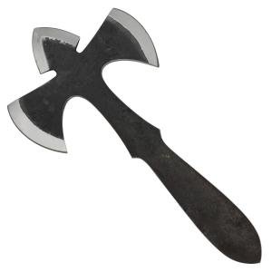 Personalized Viking Triple Edge Throwing Axe with Sheath