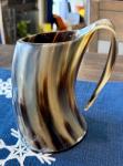 Rustic Viking Beer Horn Mug Tankard