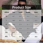 Men's Black Cotton Linen Viking Style Shirt 2XL