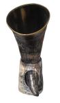 Viking Drinking Horn with Stand - Natural Drinkware